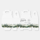 私たちは永遠にエレガントな結婚式を決めた フェイバーボックス (見開き)