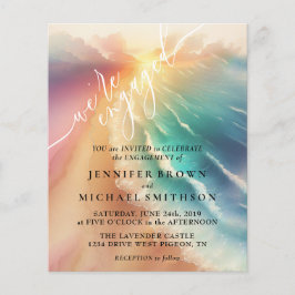 私たちは海辺の水彩画のような夏の太陽に満ちた チラシ