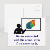 私たちは海- Climate Change Q ポストカード (正面/裏面)