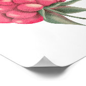 私たちは熊とベリー赤ちゃんシャワーを心待ちできる ポスター (角)