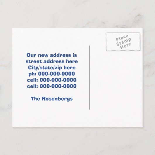 私たちは片足だ! 案内ポストカード (裏面)