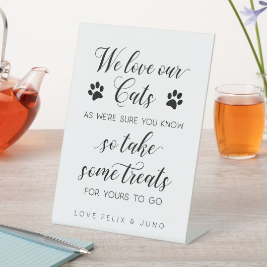 私たちは猫を愛している…だからペット結婚を少し飲む 台座サイン (インサイチュ)