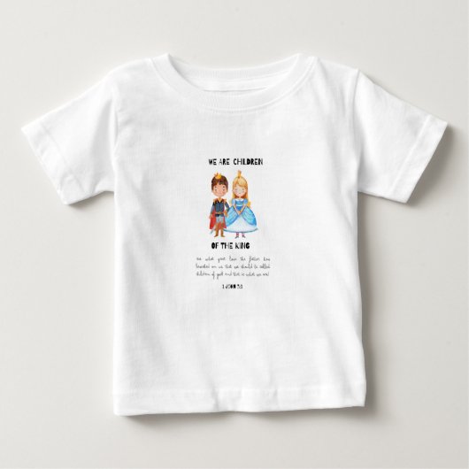 私たちは王の子たち ベビーTシャツ (正面)