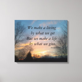 私たちは生きているチャーチルキャンバスプリントプリントを作る キャンバスプリント