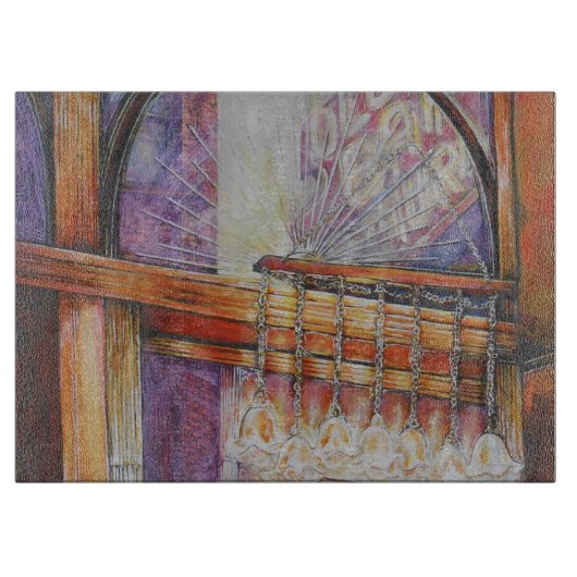 私たちは皆飛んでいる同じのまわりに光だ。 カッティングボード (正面)