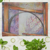 私たちは皆飛んでいる同じのまわりに光だ。 キッチンタオル (折り畳み)