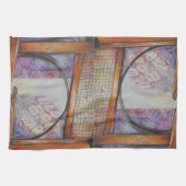 私たちは皆飛んでいる同じのまわりに光だ。 キッチンタオル (横)