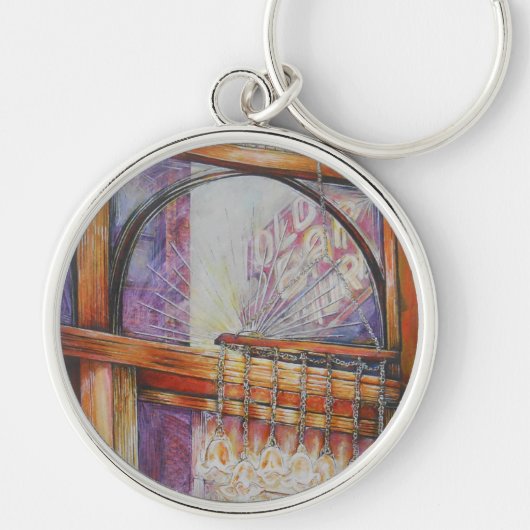 私たちは皆飛んでいる同じのまわりに光だ。 キーホルダー (正面)