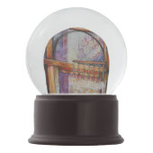 私たちは皆飛んでいる同じのまわりに光だ。 スノーグローブ (正面)