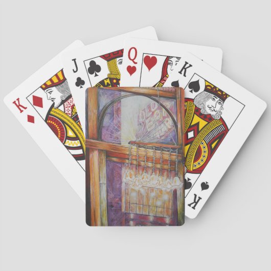 私たちは皆飛んでいる同じのまわりに光だ。 トランプ (裏面)