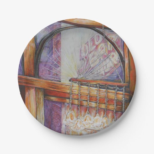 私たちは皆飛んでいる同じのまわりに光だ。 ペーパープレート (正面)