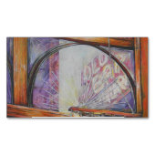 私たちは皆飛んでいる同じのまわりに光だ。 マグネット名刺 (正面)