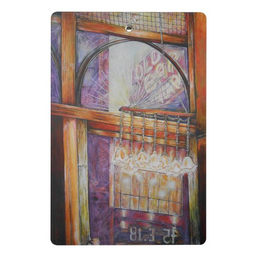 私たちは皆飛んでいる同じのまわりに光だ。 ミニクリップボード (裏面)