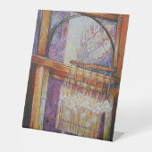 私たちは皆飛んでいる同じのまわりに光だ。 台座サイン (正面)