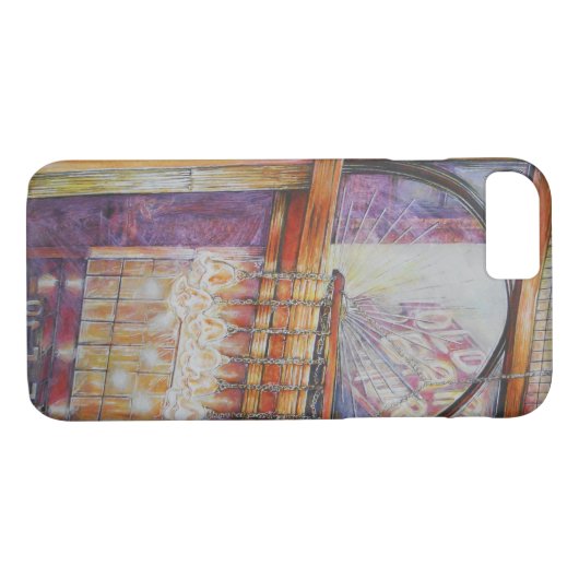 私たちは皆飛んでいる同じのまわりに光だ。 Case-Mate iPhoneケース (裏面(横))