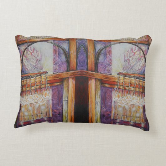 私たちは皆飛んでいる同じ光のまわりにを持っている。 アクセントクッション (裏面)