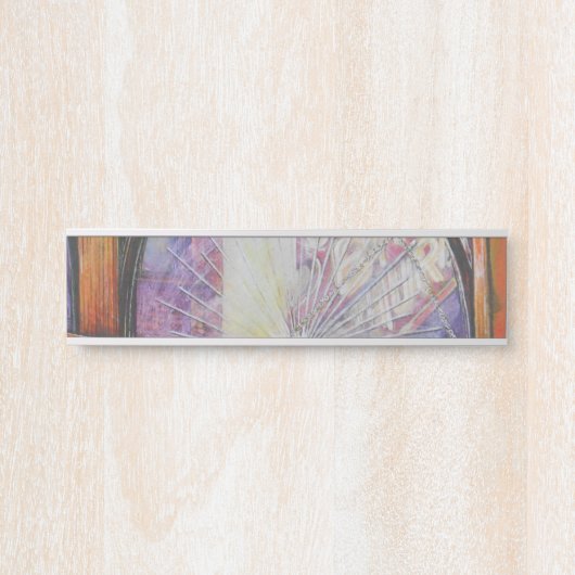 私たちは皆飛んでいる同じ光のまわりにを持っている。 サインプレート (正面)