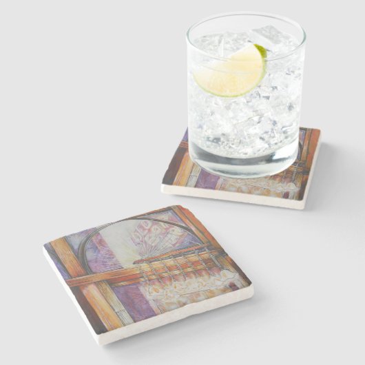 私たちは皆飛んでいる同じ光のまわりにを持っている。 ストーンコースター (横)