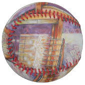 私たちは皆飛んでいる同じ光のまわりにを持っている。 ソフトボール (正面左)