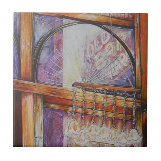 私たちは皆飛んでいる同じ光のまわりにを持っている。 タイル (正面)