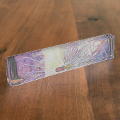 私たちは皆飛んでいる同じ光のまわりにを持っている。 デスクネームプレート (側面)