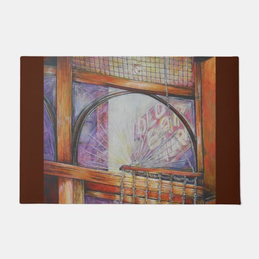 私たちは皆飛んでいる同じ光のまわりにを持っている。 ドアマット (正面)