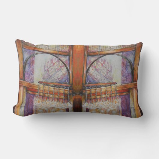 私たちは皆飛んでいる同じ光のまわりにを持っている。 ランバークッション (正面)