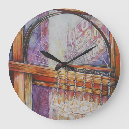 私たちは皆飛んでいる同じ光のまわりにを持っている。 ラージ壁時計 (正面)