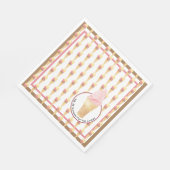 私たちは皆、アイスクリームの紙のナプキンのために叫ぶ スタンダードランチョンナプキン (角)