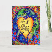 「私たちは皆、一緒にいる」インスピレーション カード (正面)