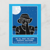 私たちは皆、同じ1_葉書を泣いている ポストカード (正面)