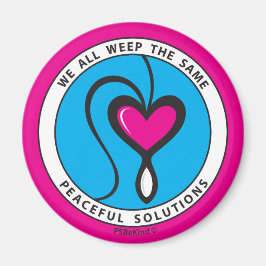 私たちは皆、同じ1_Roundマグネット2.25インチを泣いている マグネット