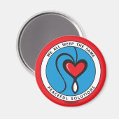 私たちは皆、同じ2_Roundマグネット2.25インチを泣いている マグネット (正面/裏面)