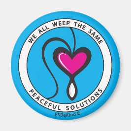 私たちは皆、同じ3_Roundマグネット2.25インチを泣いている マグネット