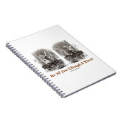 私たちは皆、鏡(ワンダーランド・アリス)を通して生きている ノートブック (右側)