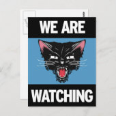 私たちは監視する ポストカード (正面/裏面)