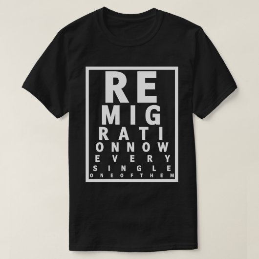 私たちは盲目なのか? Tシャツ (デザイン正面)