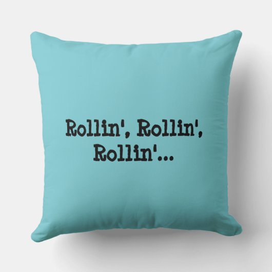 「私たちは眠るのが好のまわりにき」キャンパー装飾用クッション クッション (裏面)