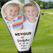 私たちは祖父の写真名孫が大好き ゴルフヘッドカバー