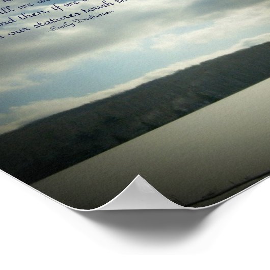 私たちは私たちがどれくらい高いか分からない…引用文ポスター ポスター (角)