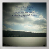 私たちは私たちがどれくらい高いか分からない…引用文ポスター ポスター (正面)