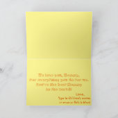 私たちは私たちのママ（2人の子供）カードのテンプレートを愛する カード (内部)