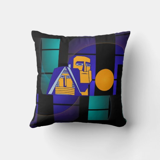 私たちは私たちの山の装飾用クッション クッション (裏面)