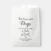 私たちは私たちの犬ビスケットバードッグトリート結婚の フェイバーバッグ (正面)