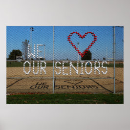 私たちは私たちの高齢者のカラー写真が大好き ポスター