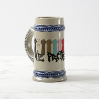 私たちは私たちを守る ビールジョッキ