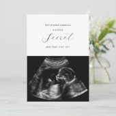 私たちは秘密の保ベビー発表カードだった 招待状 (スタンド正面)