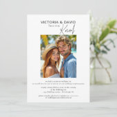 私たちは秘密の挙式をしました / 結婚披露宴 招待状 (スタンド正面)