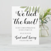 私たちは秘密の結婚式を挙げました 招待状 (スタンド正面)