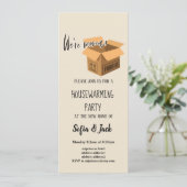 私たちは移動された引っ越し祝いパーティーパーティー 招待状 (スタンド正面)